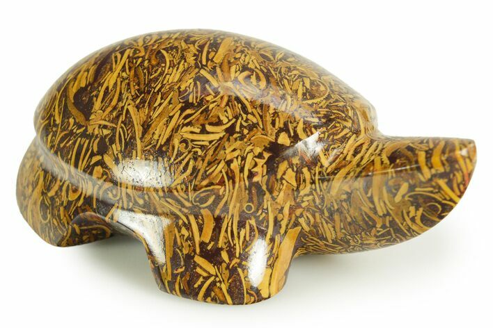 Carved Miriam Stone Turtle - India #366166